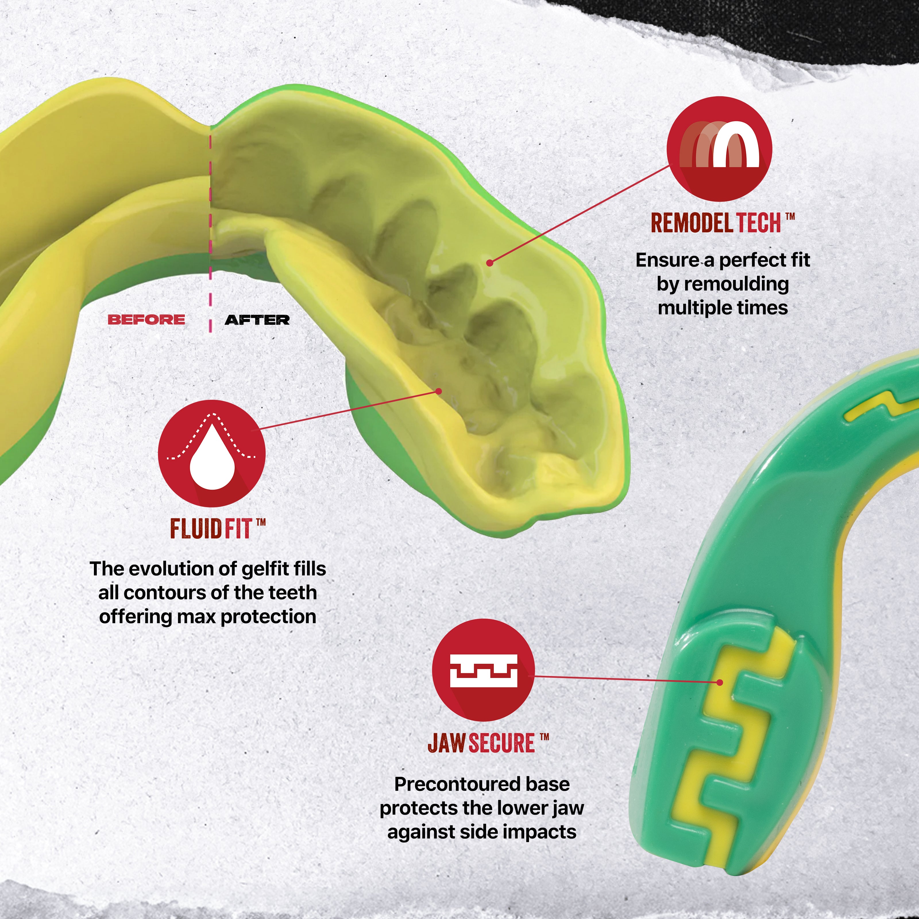 SAFEJAWZ® Extro Series 'Ogre' Mouthguard