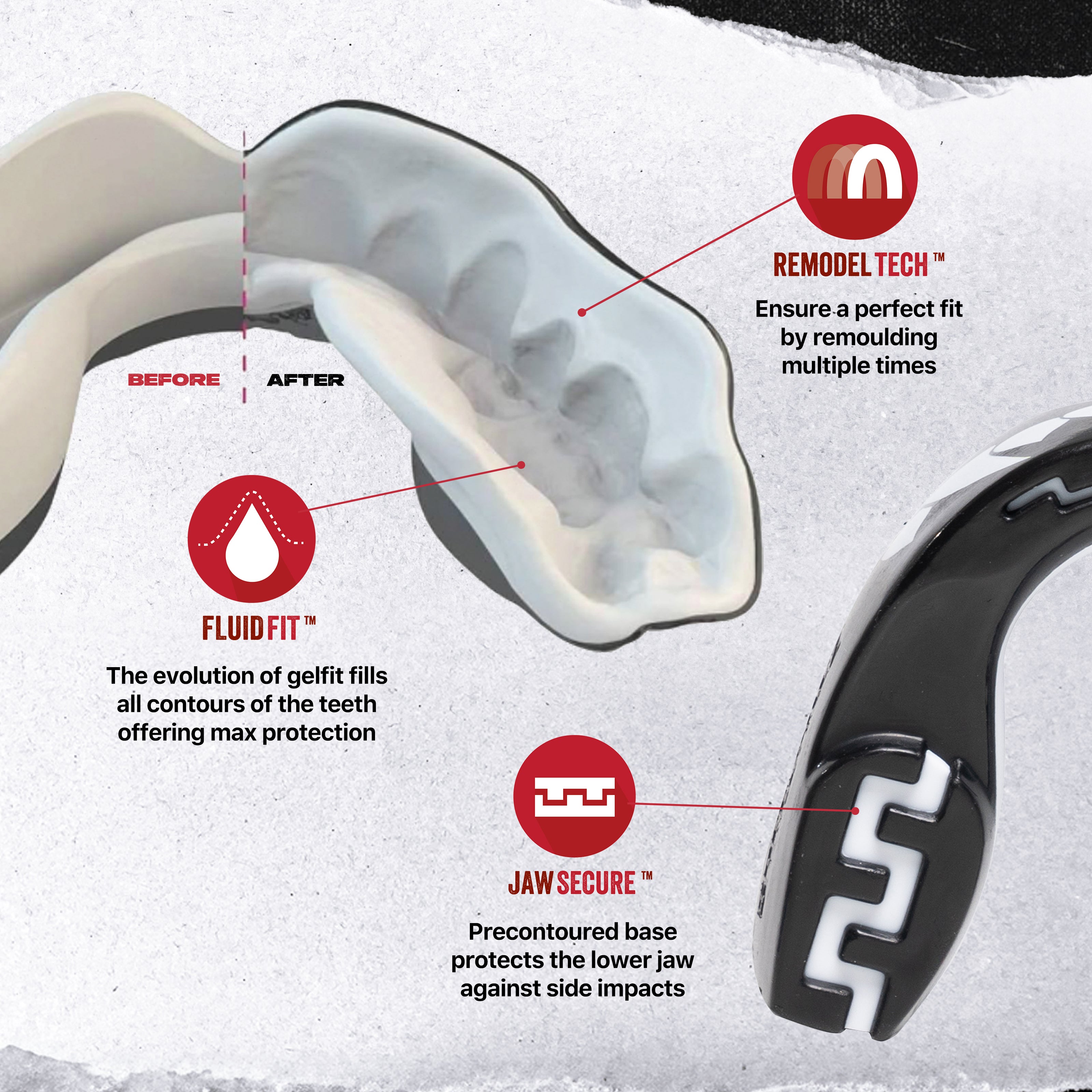 SAFEJAWZ® Extro Series Fangz Mouthguard