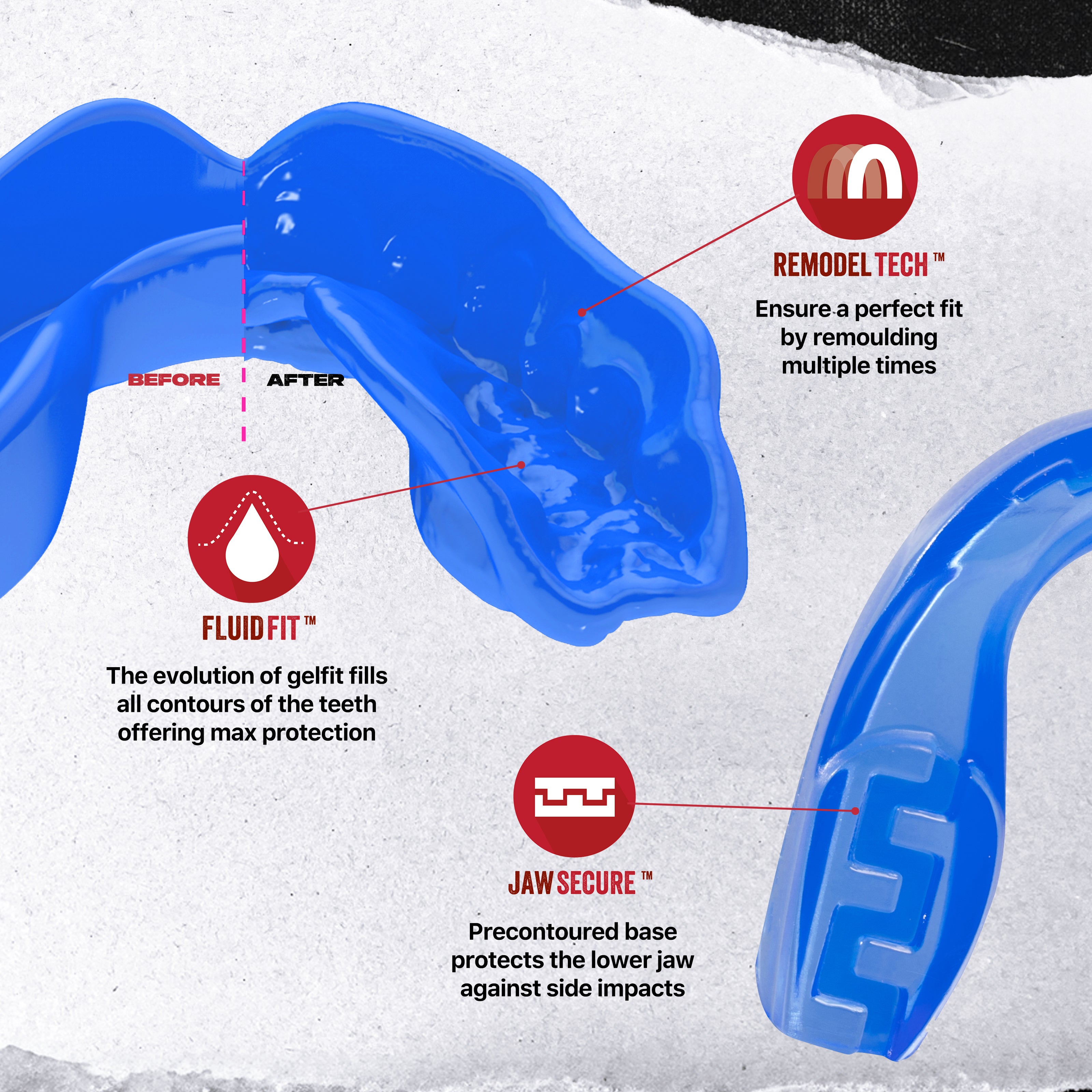 SAFEJAWZ® Extro Series 'ICE' Mouthguard