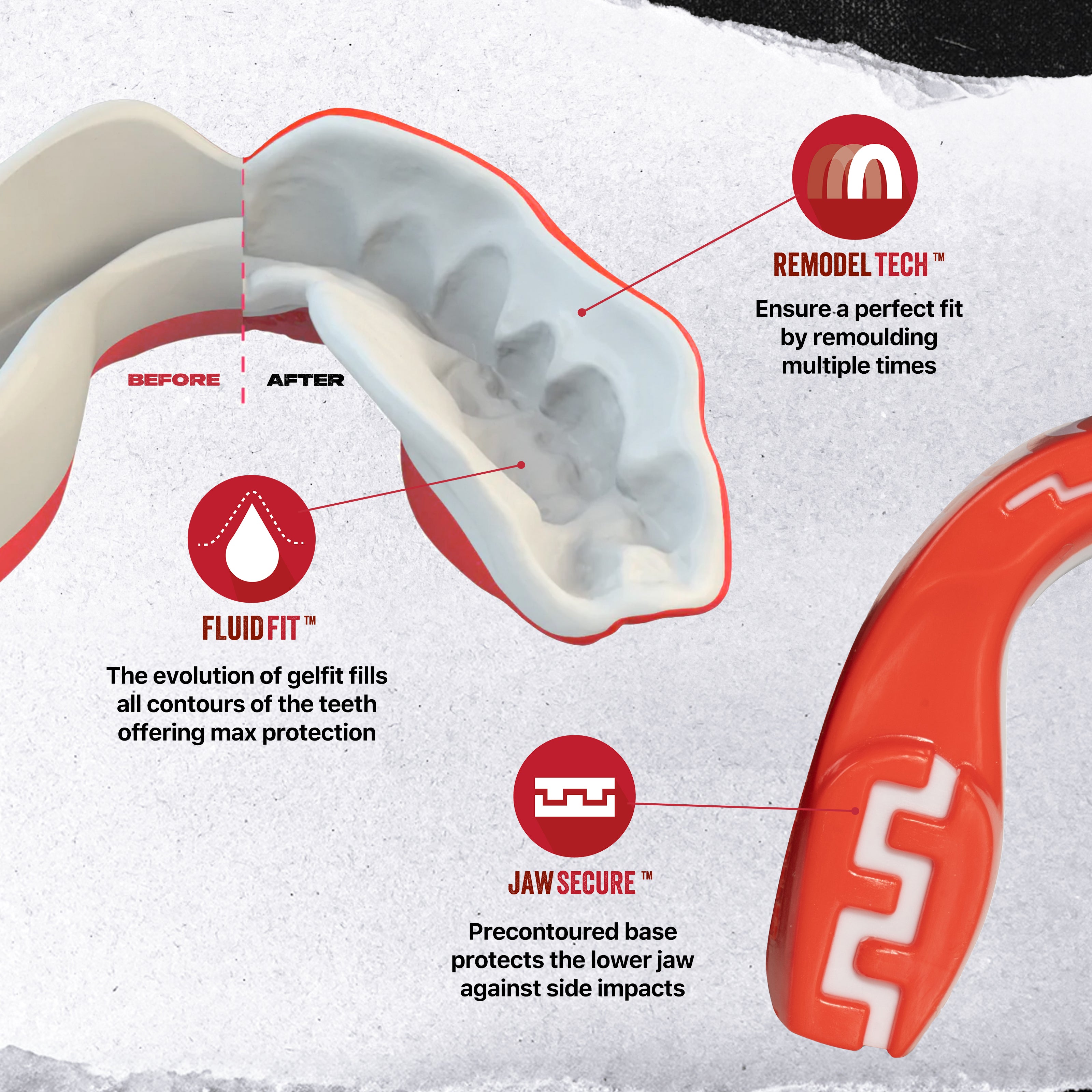 SAFEJAWZ® Extro Series 'Viper' Mouthguard