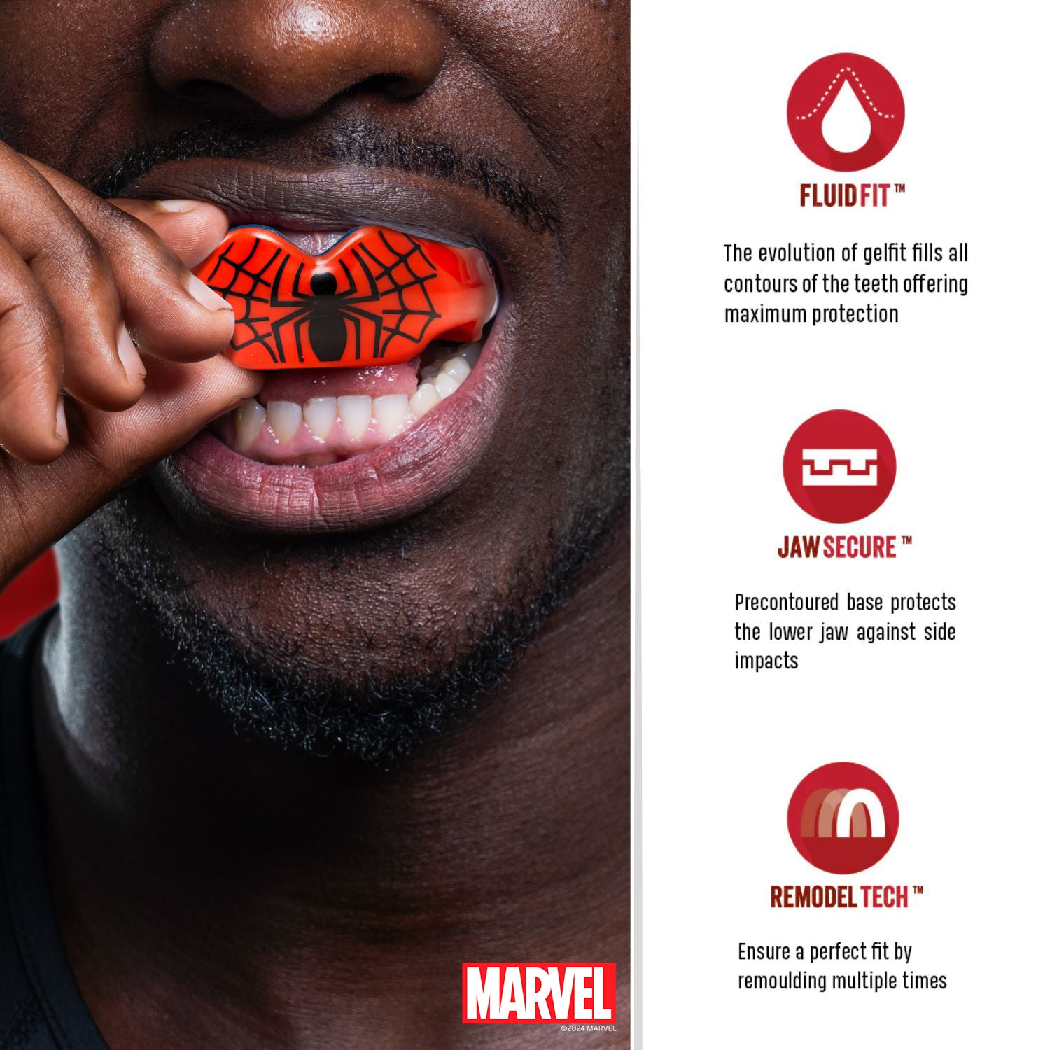 SafeJawz Marvel Ortho Spider-Man Mouthguard