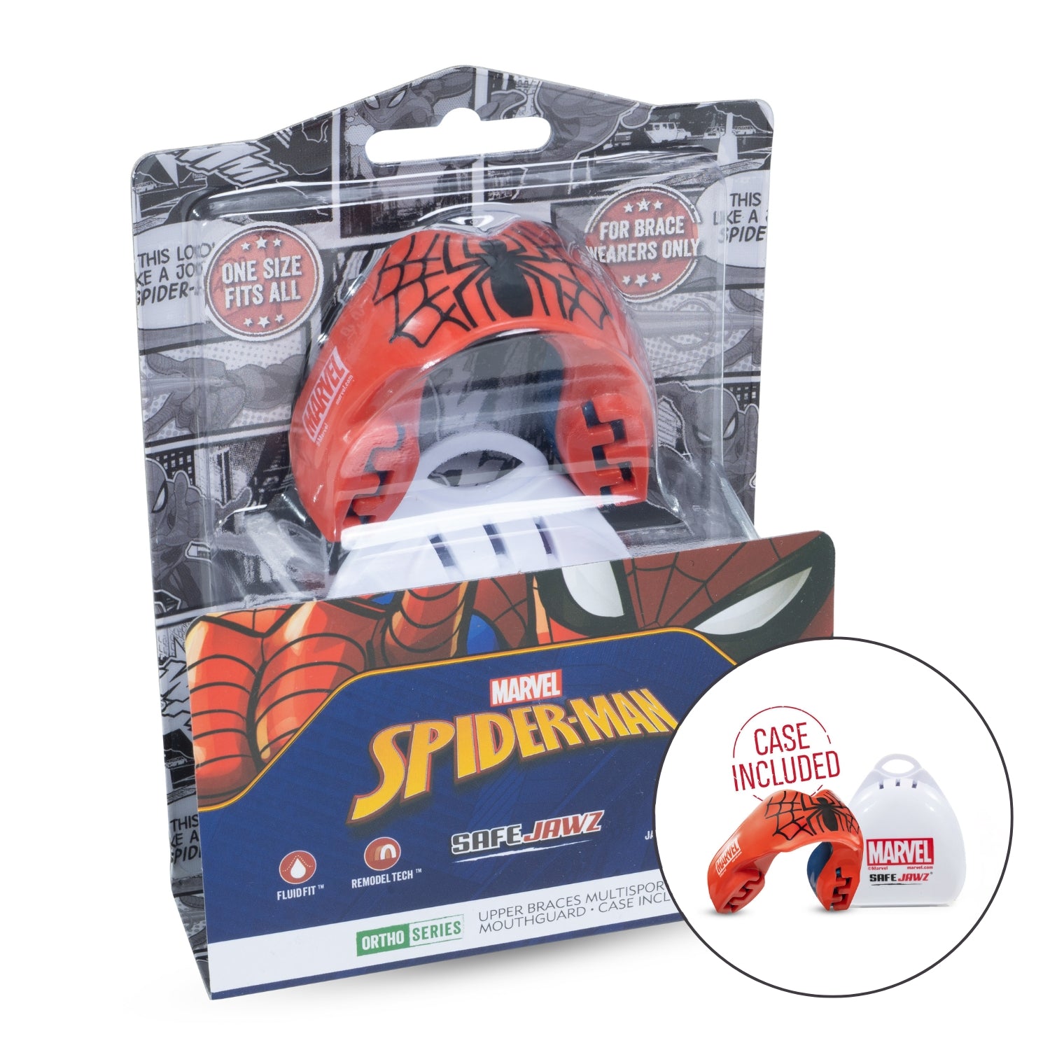 SafeJawz Marvel Ortho Spider-Man Mouthguard