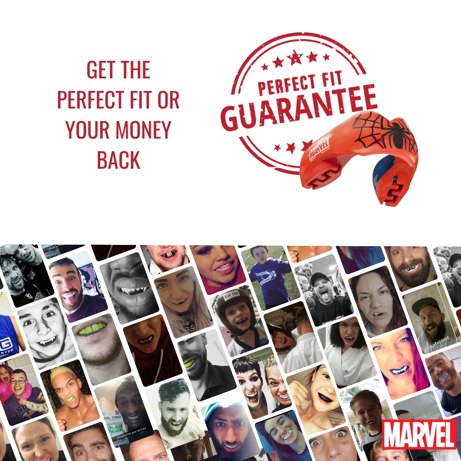 SafeJawz Marvel Ortho Spider-Man Mouthguard