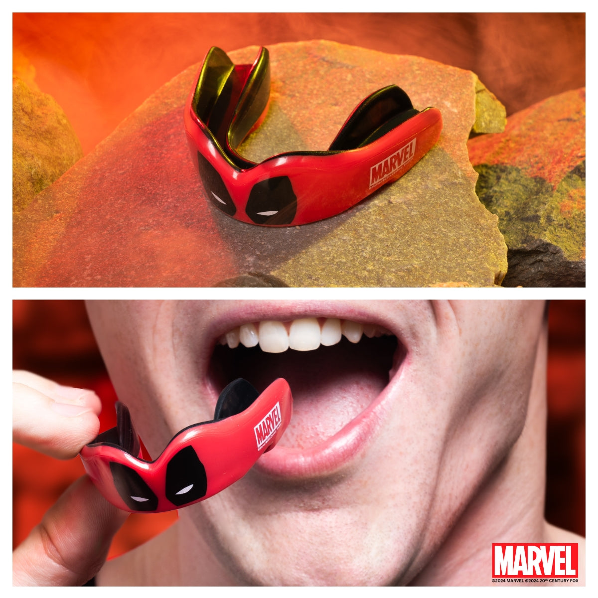 SafeJawz Marvel Deadpool Mouthguard Adults