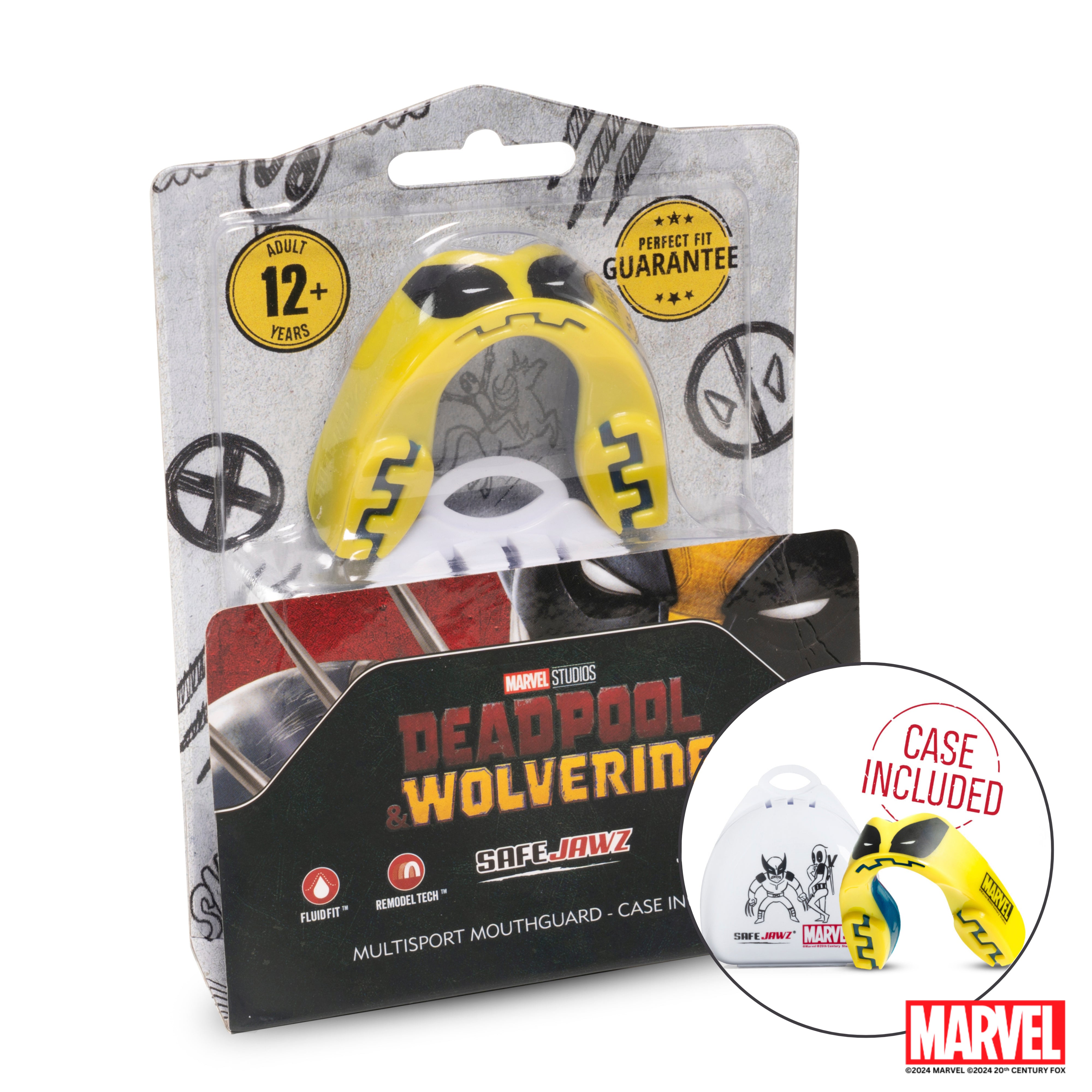 SafeJawz Marvel Wolverine Mouthguard Adults